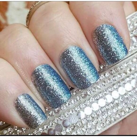 French Riviera Color Street Shimmering Blue Nail Strips. French Riviera - Picture 1 of 11